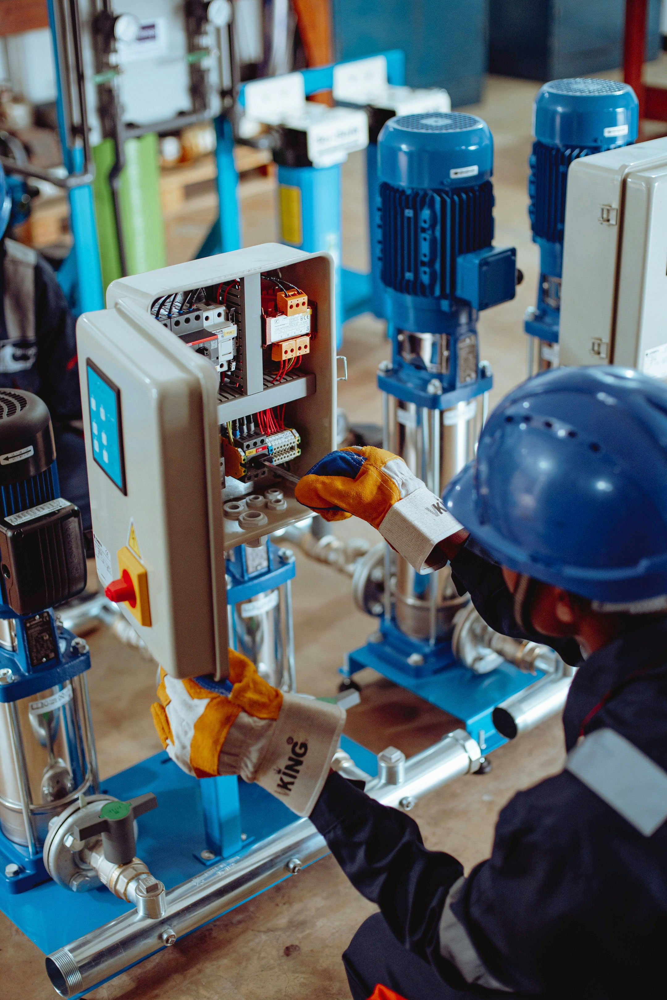 Safety inspection on processing equipment